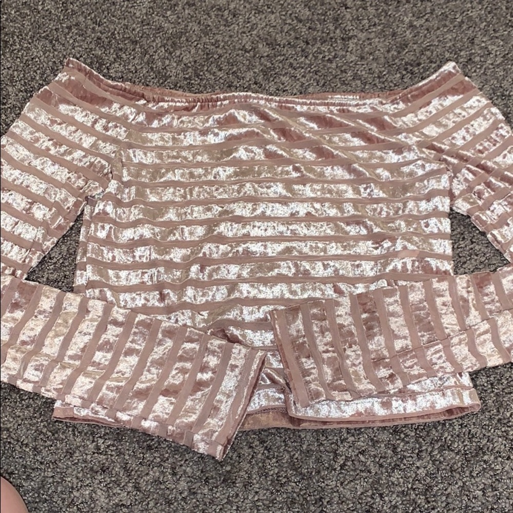 Forever21 Off The Shoulder Crop Top